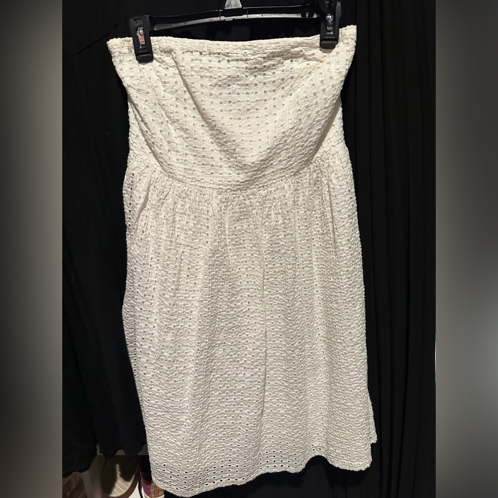 Favorite summertime strapless dress